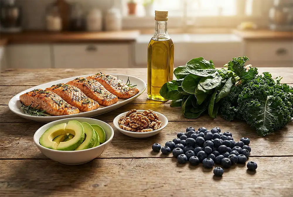 Alimentos saludables para personas mayores de 40 años