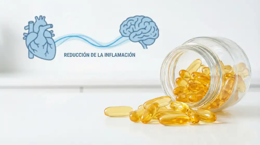 Cápsulas de Omega 3 con EPA y DHA para proteger la salud cardiovascular y cerebral