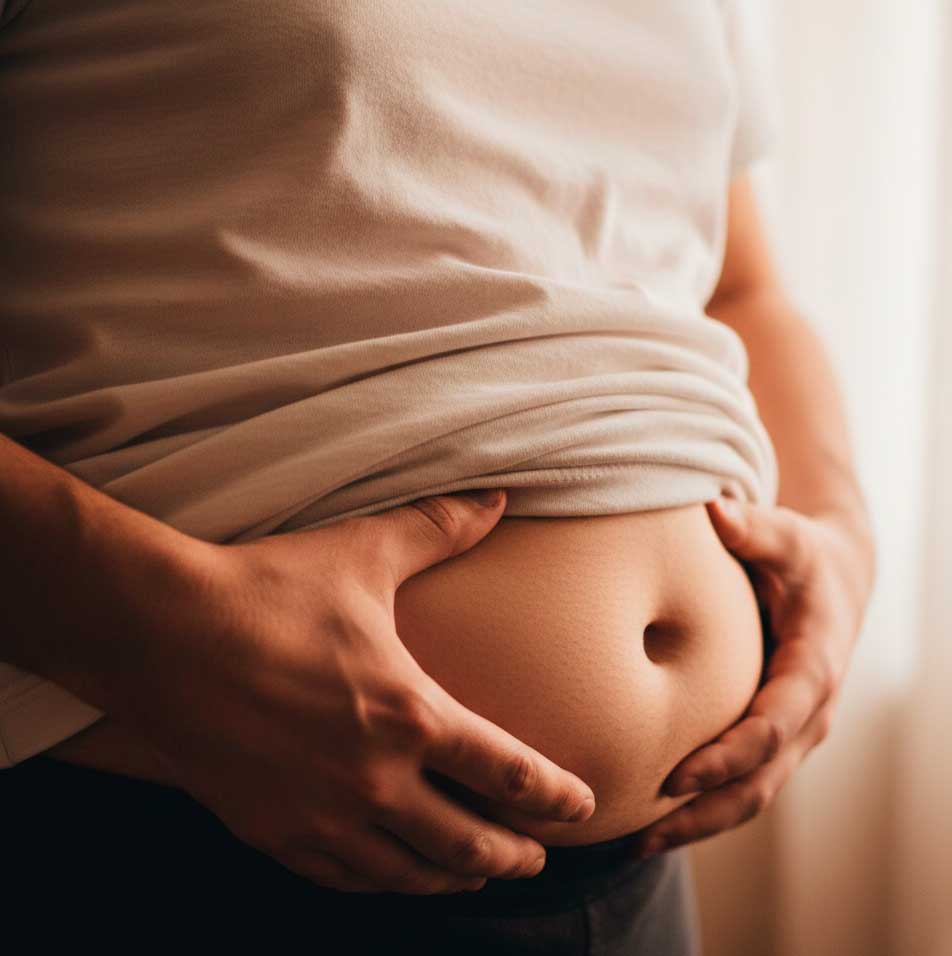 inflamacion abdominal despues de los 40 grasa abdominal