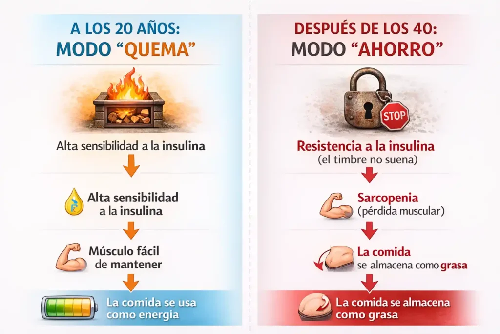 insulina a los 40 50 años como activar el metabolismo