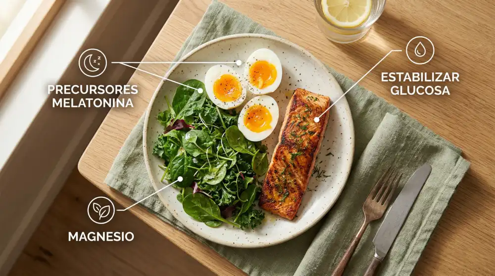 que comidas comer por la noche para dormir mejor despues de los 40 años